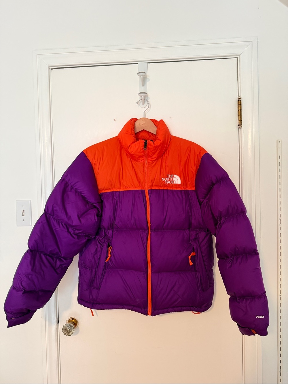 The North Face Kids Purple & Orange Puffer Jacket